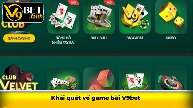 Khái quát về game bài V9bet