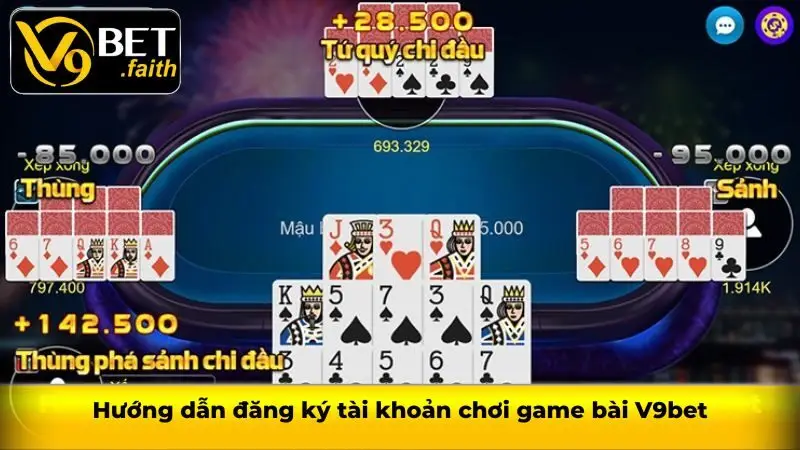 Hướng dẫn đăng ký tài khoản chơi game bài V9bet